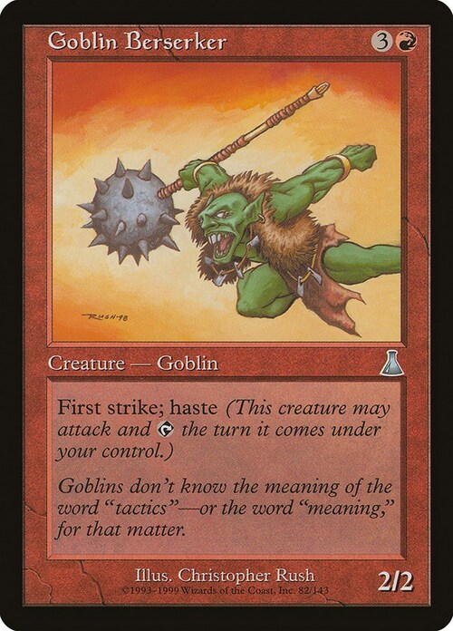Goblin Berserker Card Front