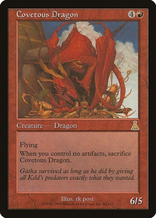 Covetous Dragon Card Front