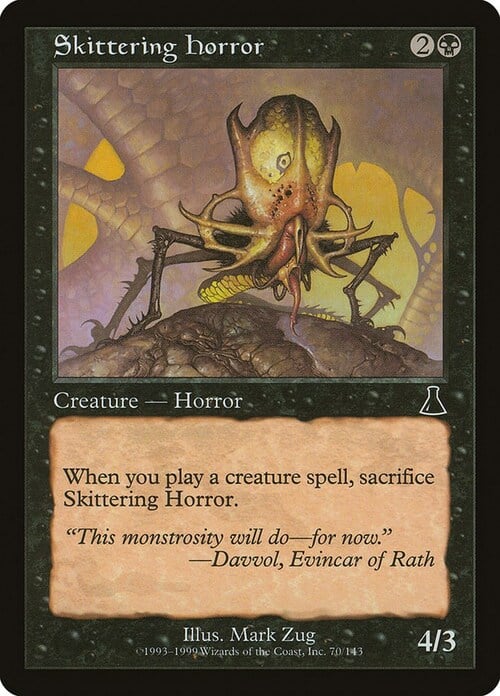 Skittering Horror Card Front