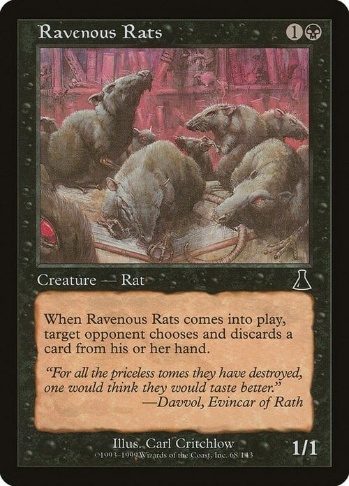 Ravenous Rats Card Front