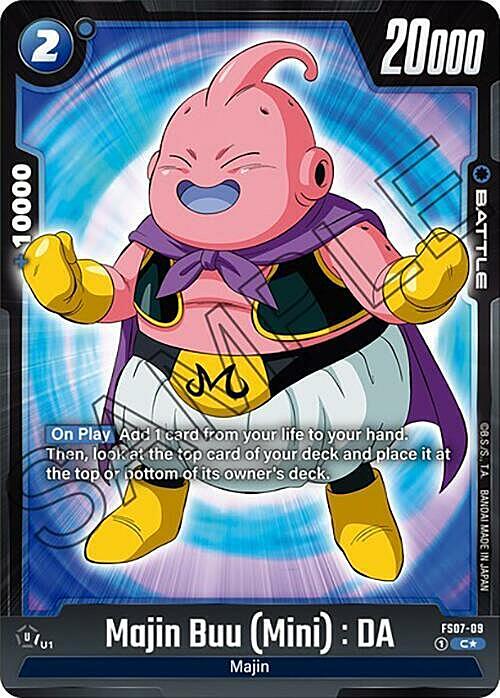 Majin Buu : DA Card Front