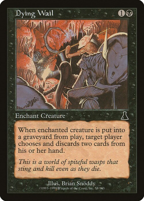 Dying Wail Card Front