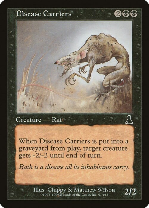Disease Carriers Card Front