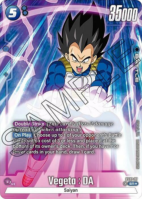 Vegeta : DA Card Front