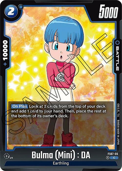 Bulma : DA Card Front