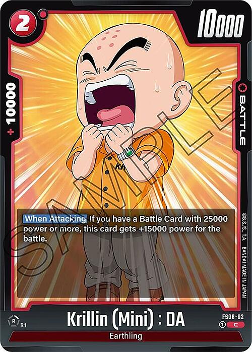 Krillin (Mini) : DA Card Front