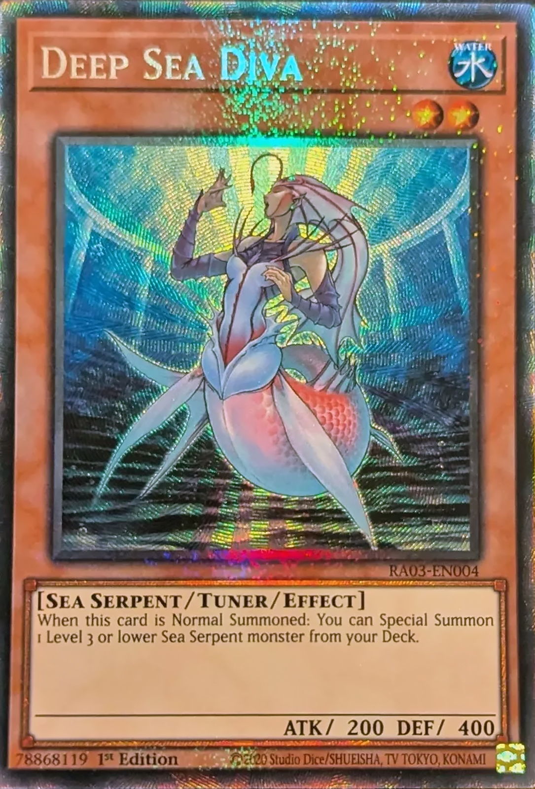 yugioh deep sea diva deck YGOrganization WATER/Sea Deep Sea Diva Quarter Century