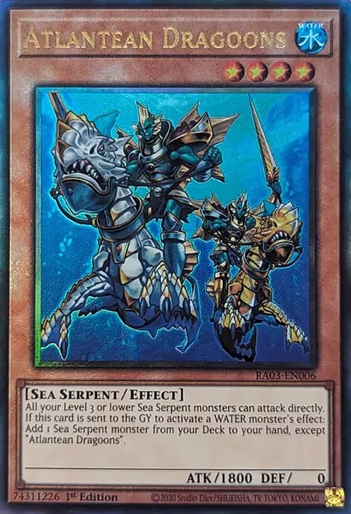 Atlantean Dragoons Card Front