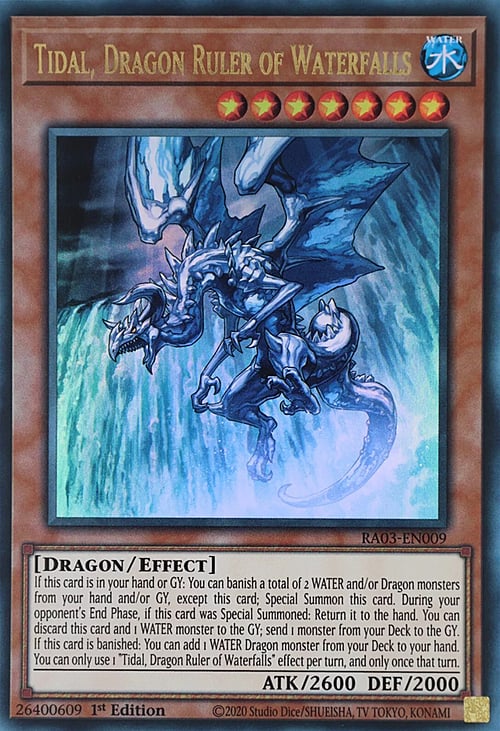 Tidal, Dragon Ruler of Waterfalls Card Front
