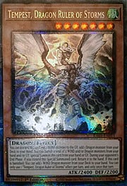 遊戯王OCG Tempest, Dragon Ruler of Storms Tempest, Dragon Ruler of Storms (Secret Rare) - Quarter Century