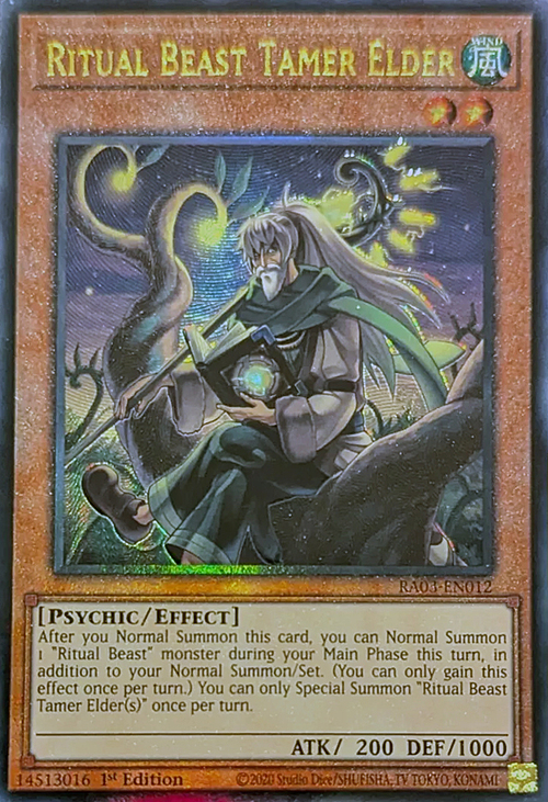Ritual Beast Tamer Elder Card Front