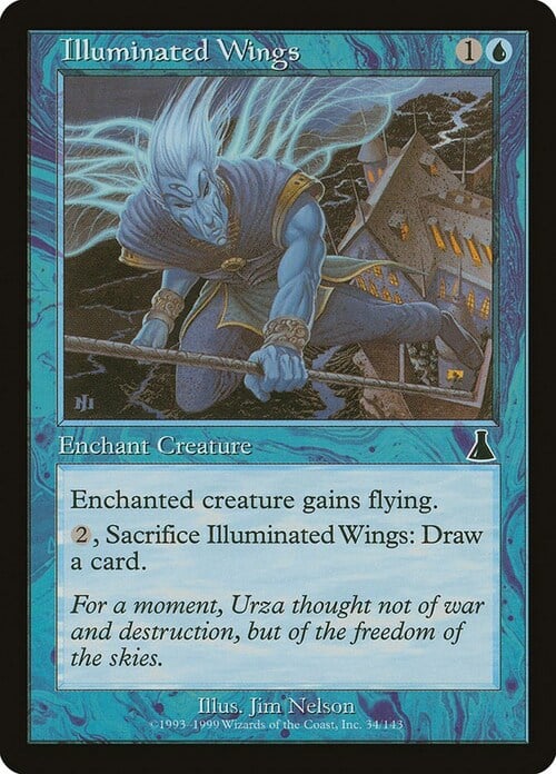 Illuminated Wings Card Front