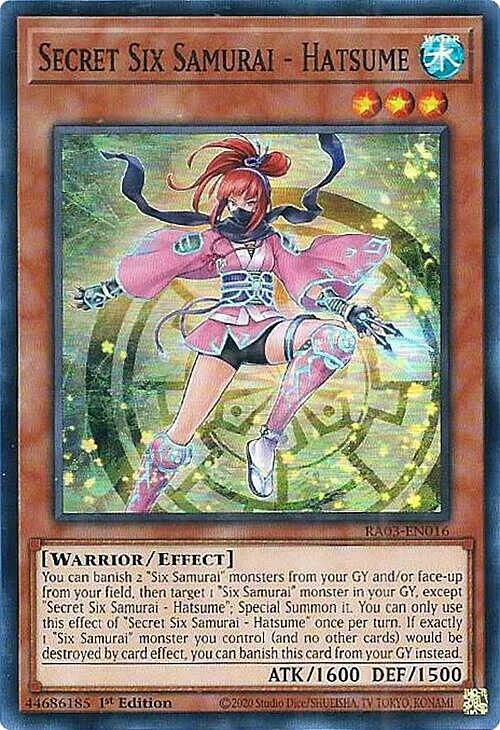 Secret Six Samurai - Hatsume Card Front