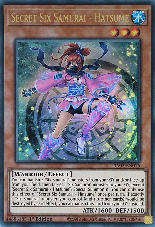 Secret Six Samurai - Hatsume Card Front