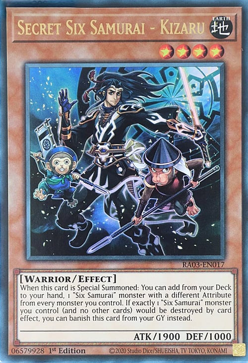 Secret Six Samurai - Kizaru Card Front