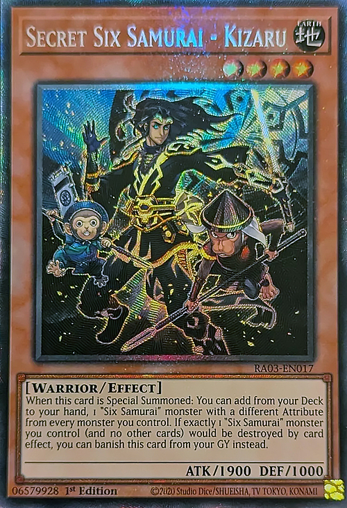 Secret Six Samurai - Kizaru Card Front