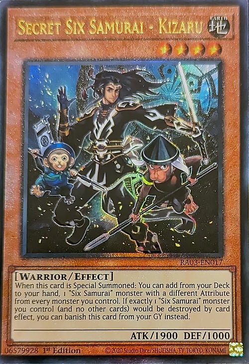 Secret Six Samurai - Kizaru Card Front