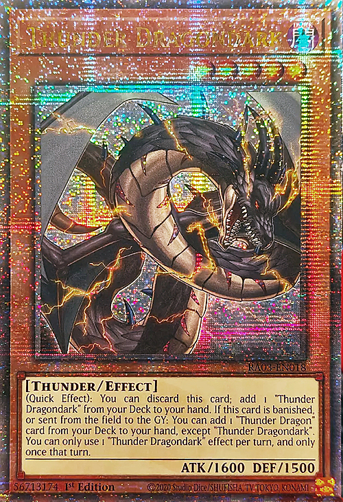 Thunder Dragondark Card Front