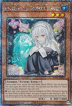 Ghost Sister & Spooky Dogwood Card Front