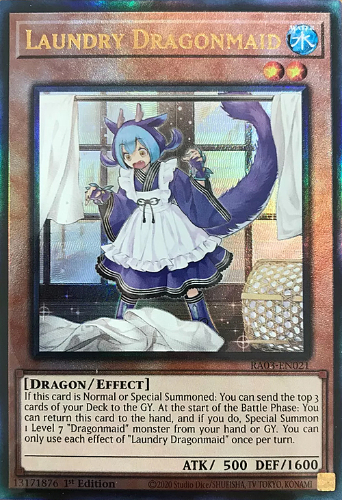 Laundry Dragonmaid Card Front