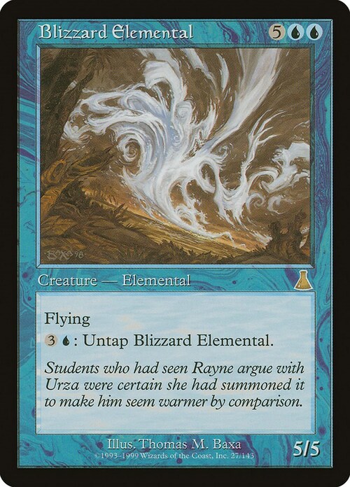 Elementale della tormenta Card Front