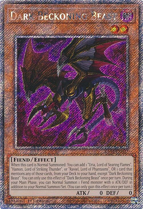 Bestia Richiamo Oscuro Card Front