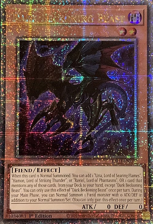 Bestia Richiamo Oscuro Card Front