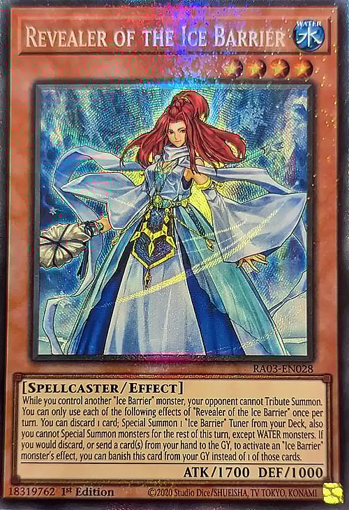 Rivelatore della Barriera di Ghiaccio Card Front