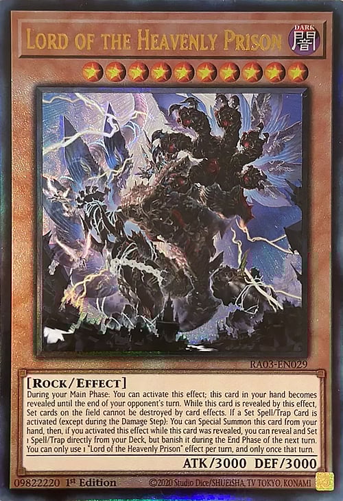 Signore della Prigione Celeste Card Front