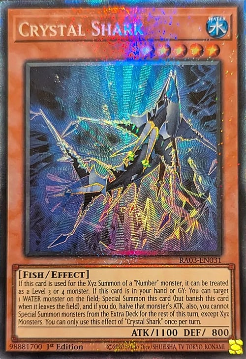Crystal Shark Card Front
