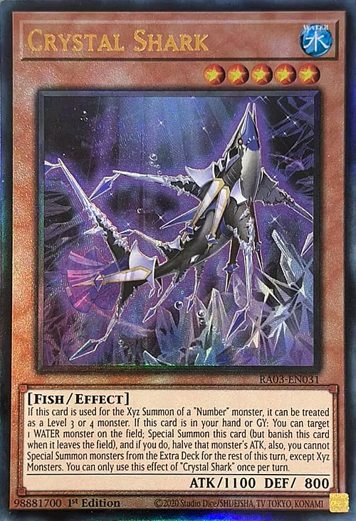 Crystal Shark Card Front