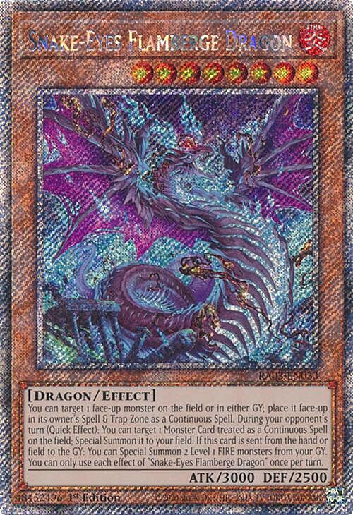 Snake-Eyes Flamberge Dragon Card Front