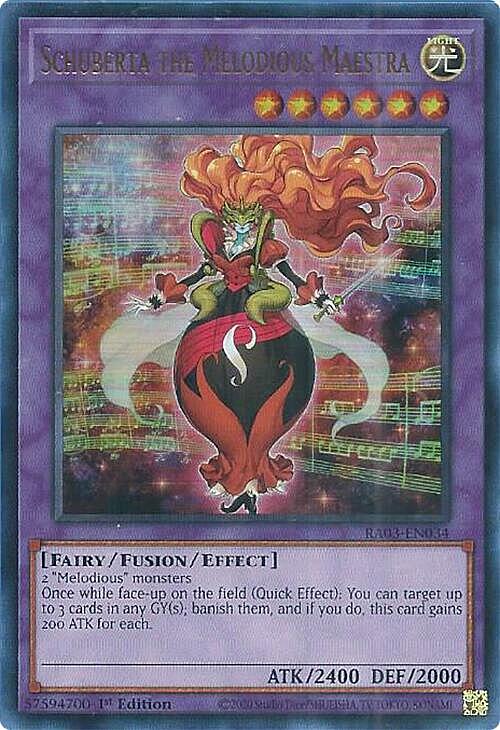 Schuberta the Melodious Maestra Card Front