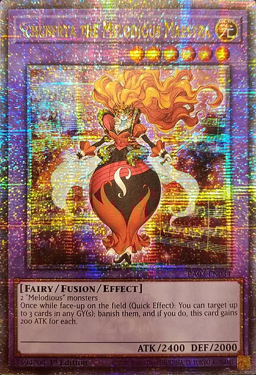 Schuberta the Melodious Maestra Card Front