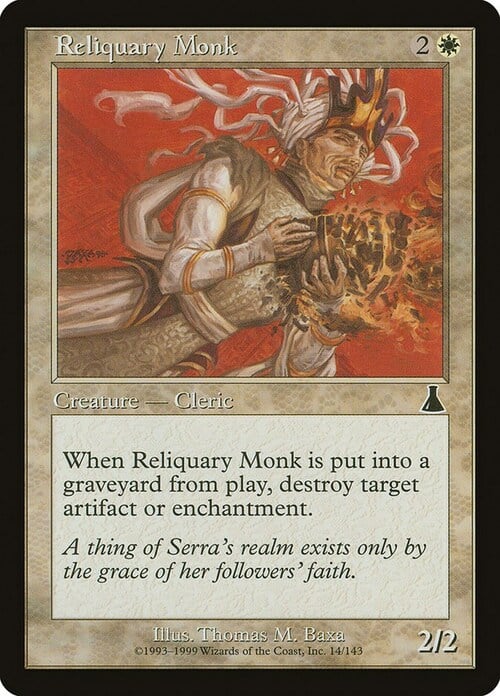 Reliquary Monk Card Front
