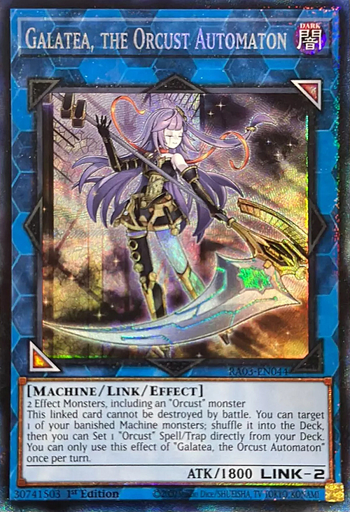 Galatea, the Orcust Automaton Card Front