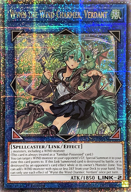 Wynn the Wind Charmer, Verdant Card Front