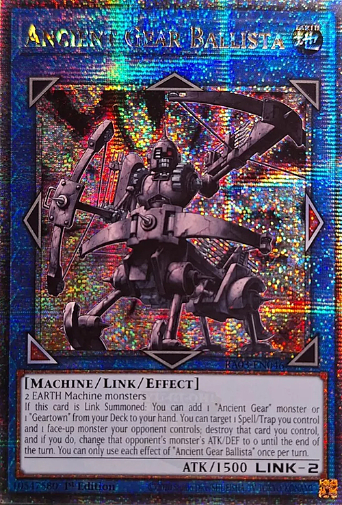 Ballista-Ingranaggio Antico Card Front