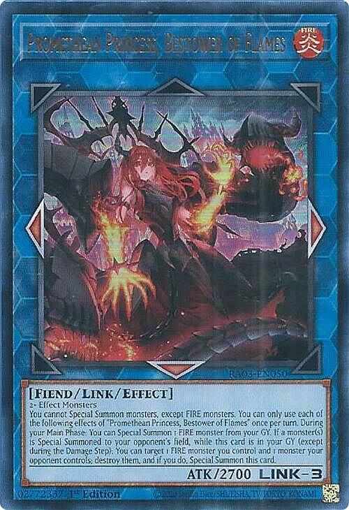 Promethean Princess, Bestower of Flames Card Front