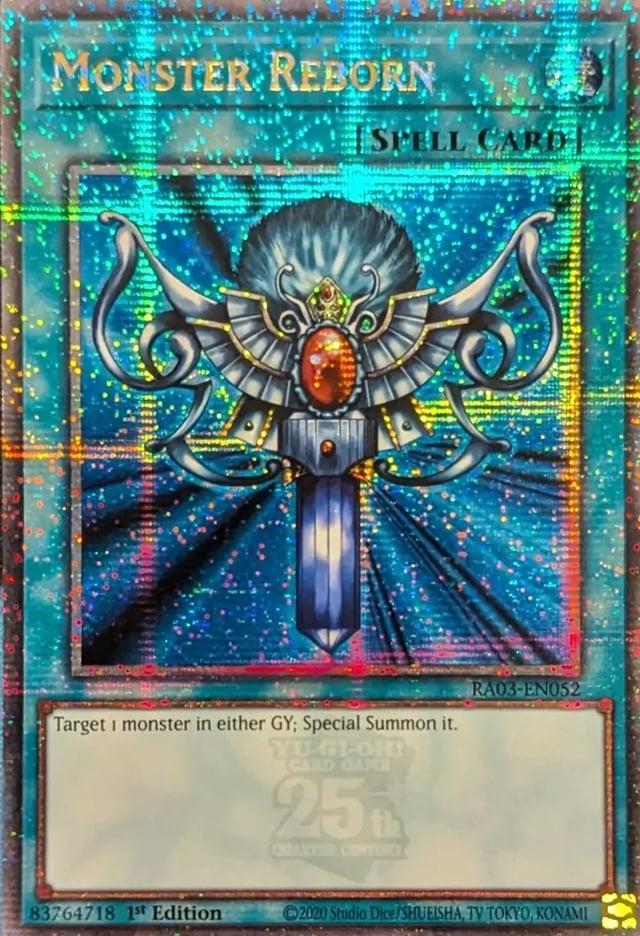 REBORNレアカード Monster Reborn Quarter Century Bonanza | Yu-Gi-Oh! | CardTrader