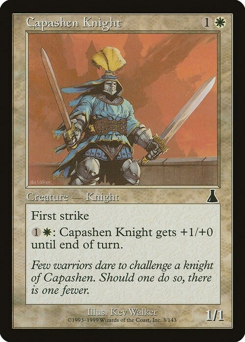 Cavaliere Capash Card Front
