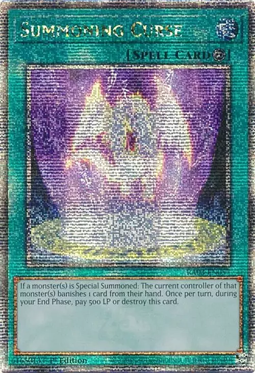 Summoning Curse Card Front