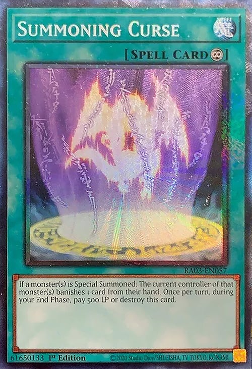 Summoning Curse Card Front