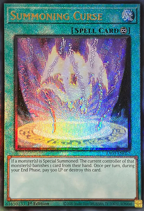 Summoning Curse Card Front