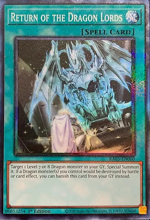 Return of the Dragon Lords Card Front