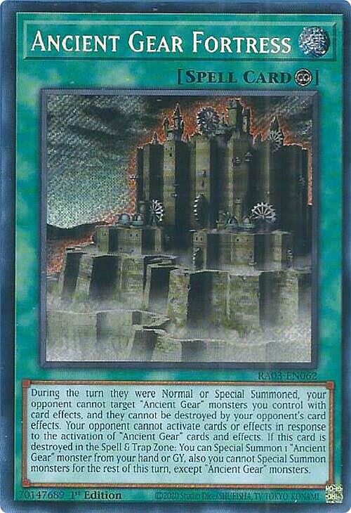 Ancient Gear Fortress Card Front