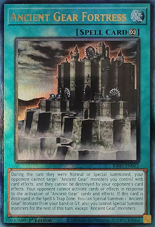 Ancient Gear Fortress Card Front