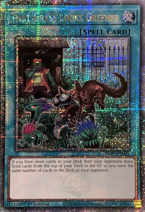 That Grass Looks Greener Card Front