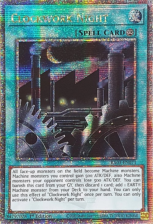 Clockwork Night Card Front