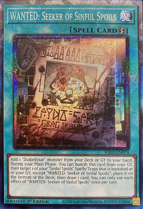 SE BUSCA: Rastreadora del Botín del Pecado Frente